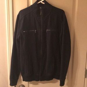 Calvin Klein Zip Up Sweater